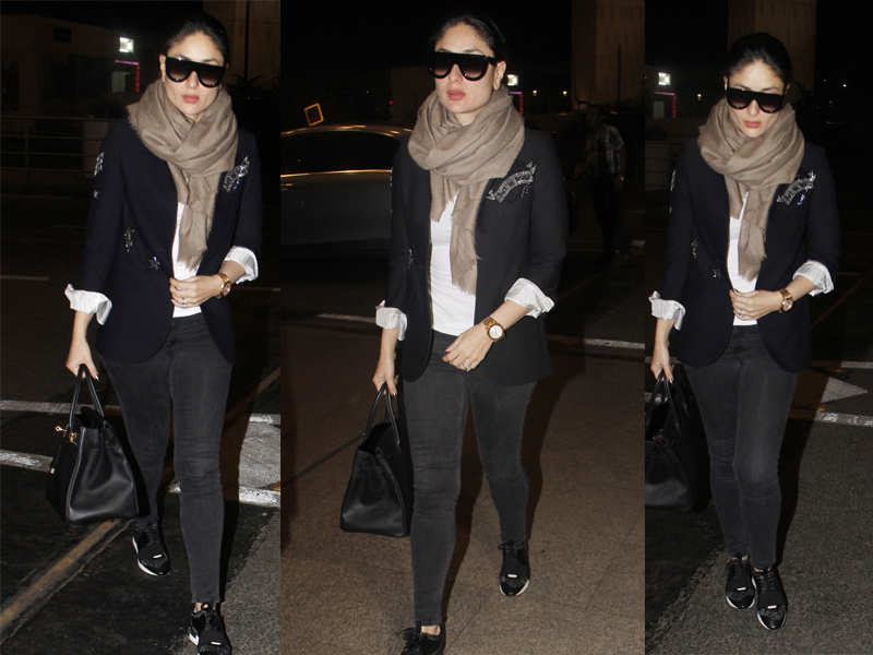 Pics Kareena Kapoor Khan Looks Stunningly Stylish In Her Latest Airport Outing 4878