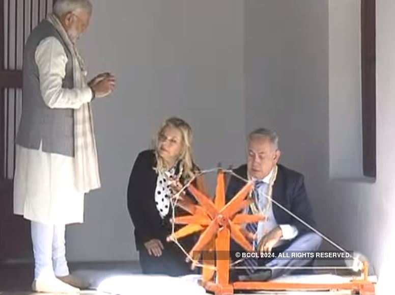 Modi, Netanyahu visit Gujarat