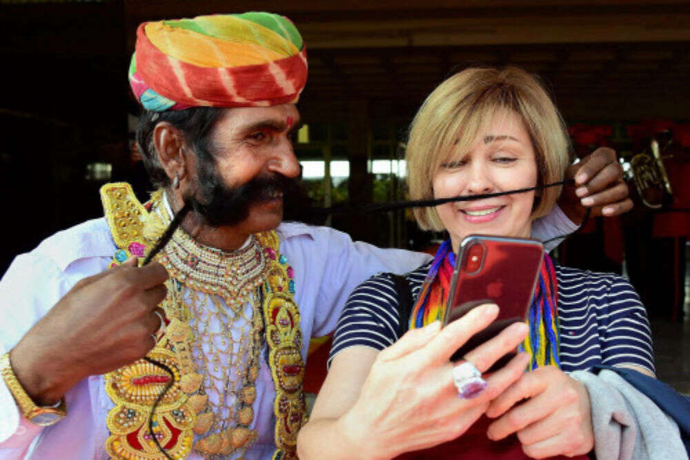 foreigners visit to india