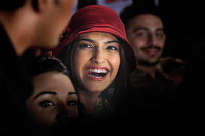 Sonam at a promo 