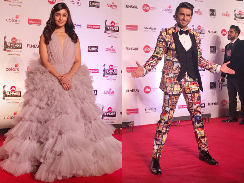 63rd Jio Filmfare Awards 2018: Ranveer Singh does it again, wears the  'quirkiest' outfit at the gala event