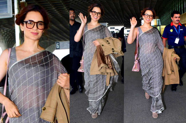 Kangana Ranaut Makes Geek Chic Look Hot Times Of India