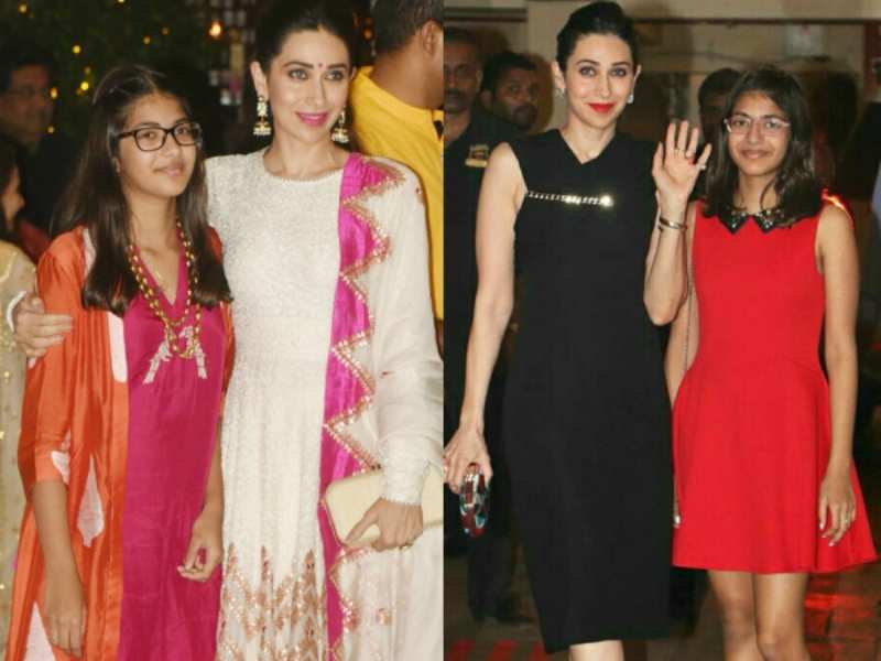 Karisma Kapoor and Samaira Kapur