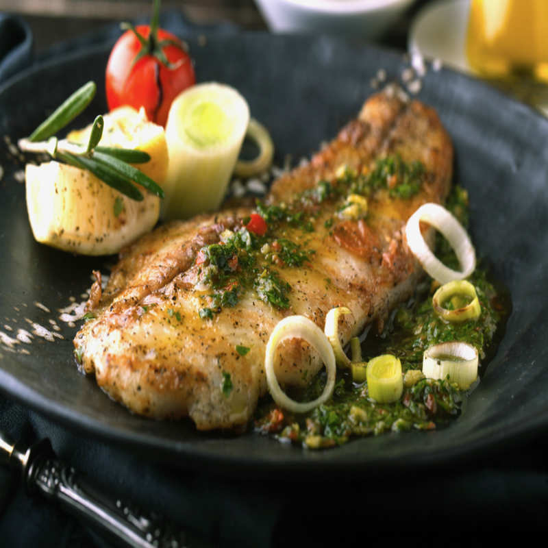Grilled Fish In Garlic Er Sauce Recipe