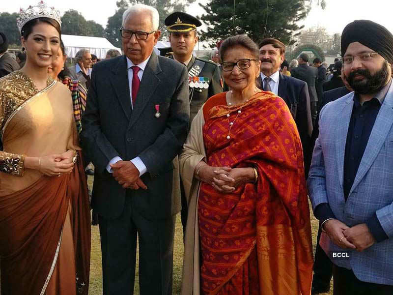 Sana Dua meets the honorable governor of Jammu and Kashmir