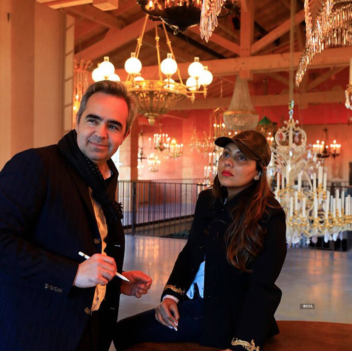 Gauri Khan at her creative best while designing a chandelier for the iconic Mathieu Lustrerie in Paris
