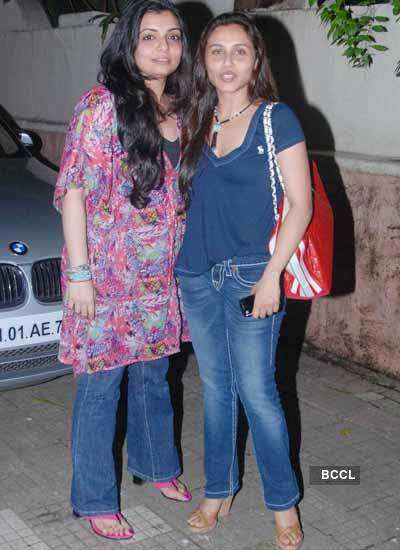 Actress Rani Mukherjee at the screening of Aisha