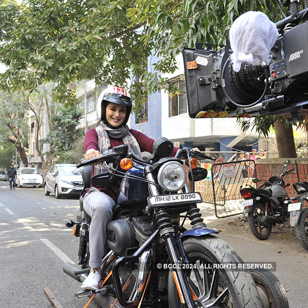 Madhuri Dixit shoots for 'Bucket List'