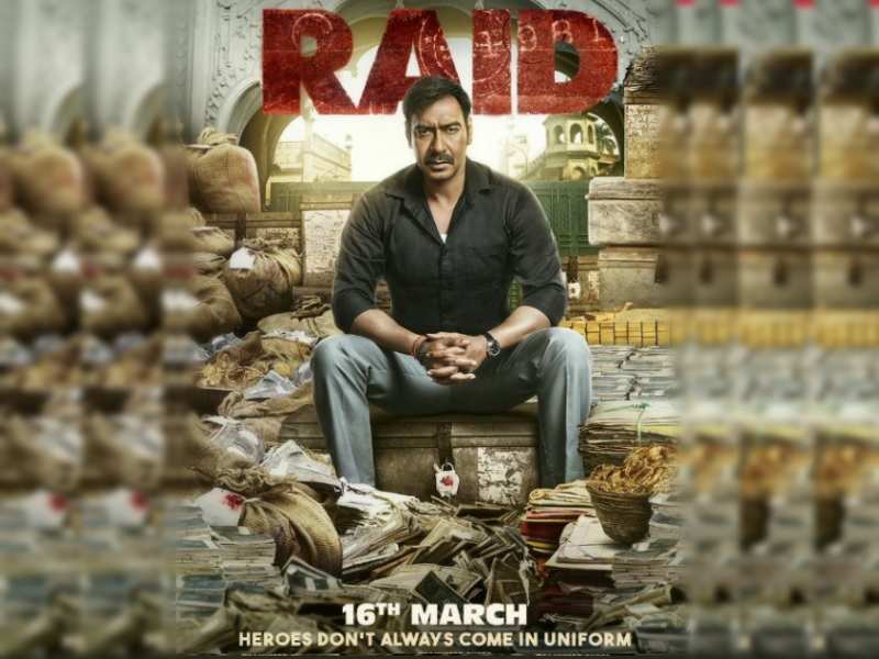 'Raid' poster: Ajay Devgn looks promising as the non-uniformed Income Tax officer