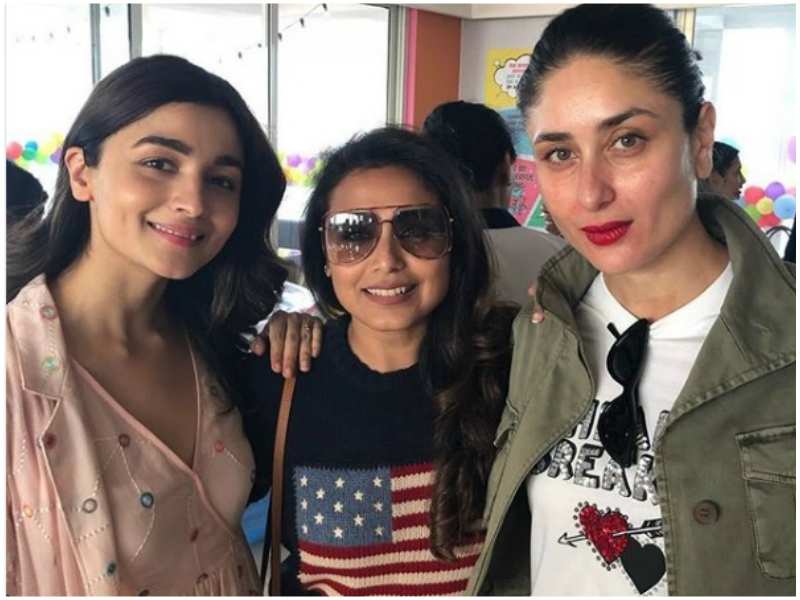 Alia Bhatt, Rani Mukerji and Kareena Kapoor Khan give us “girls squad goals” in their latest click
