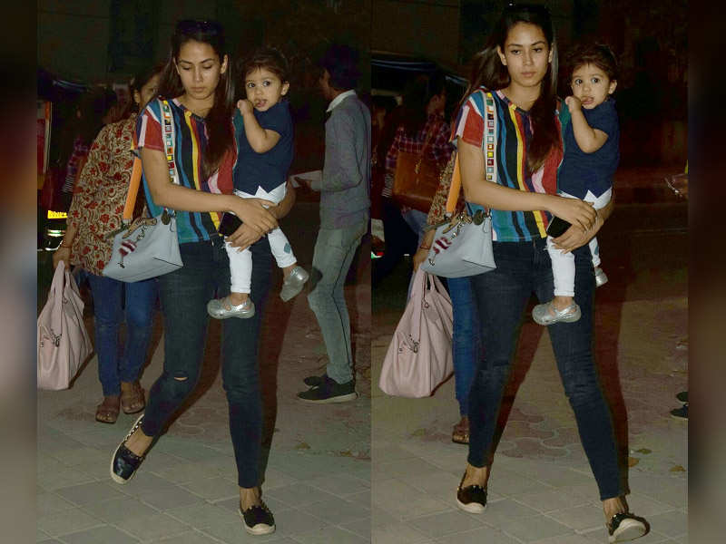 Pics: Mira Rajput and Misha Kapoor clicked as they head out for a mother-daughter date