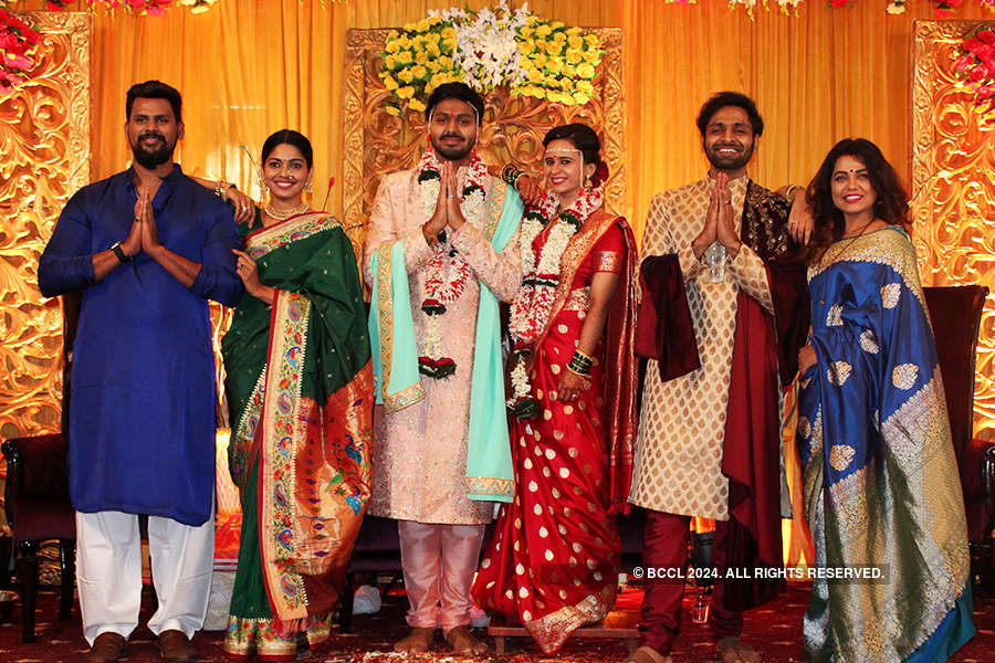 Actor Vaibhav Tatwawaadi’s brother Gaurav's wedding