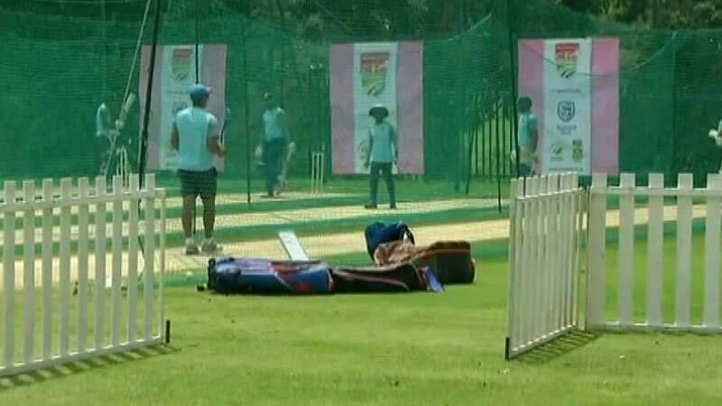 Team India sweats it out at the nets ahead of 4th ODI against South Africa