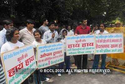 Protest march at Jantar Mantar