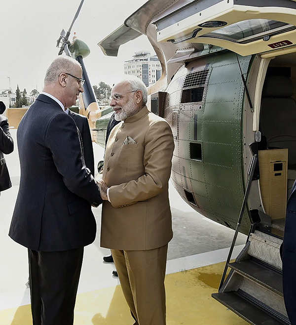 PM Modi visits Palestine, UAE, Oman