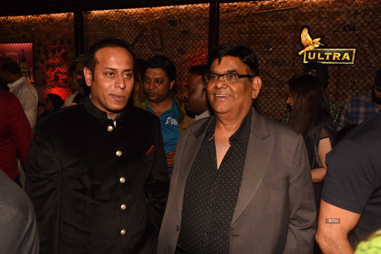 Sarosh Khan with Satish Kaushik