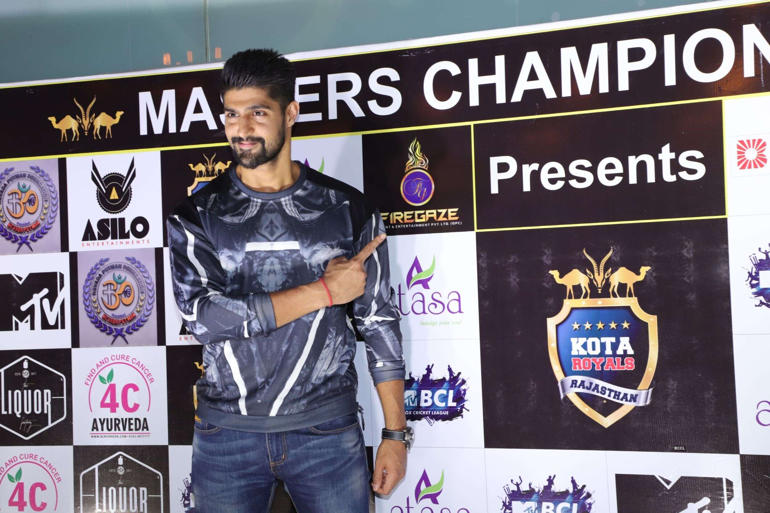 Team Captain Tanuj Virwani of Kota Royals Rajasthan at the Launch event