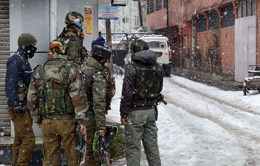 Terrorists' bid to attack CRPF camp in Srinagar foiled