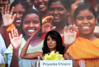 UNICEF Ambassador Priyanka