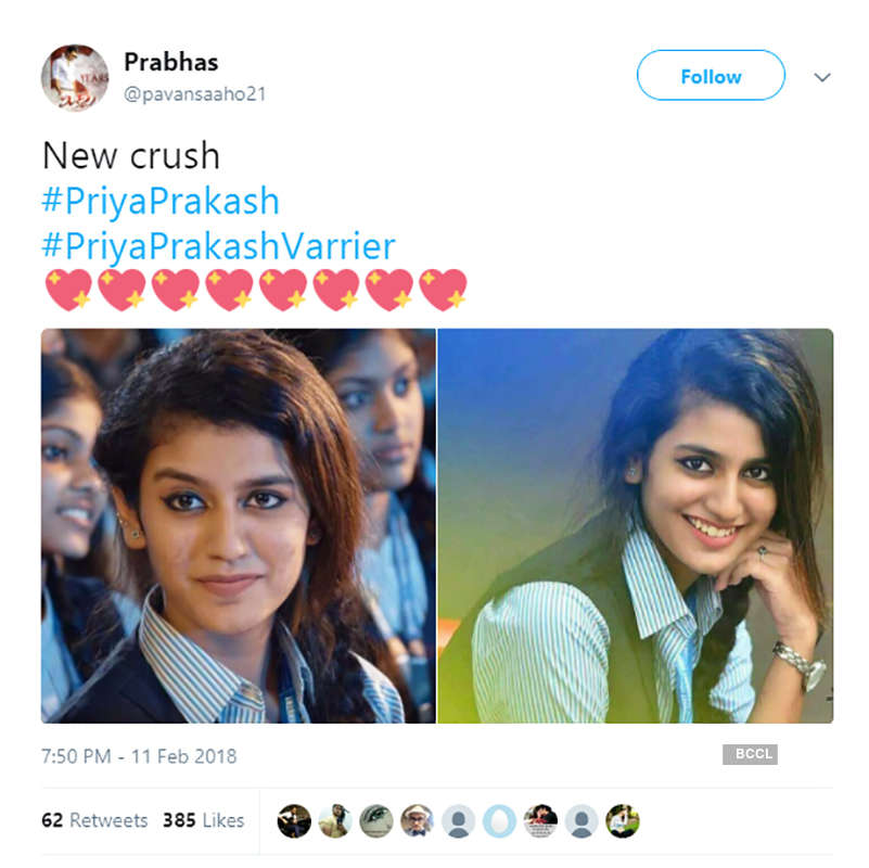 Viral photos of Priya Prakash Varrier, girl who broke all records & became top Indian celebrity, details inside...