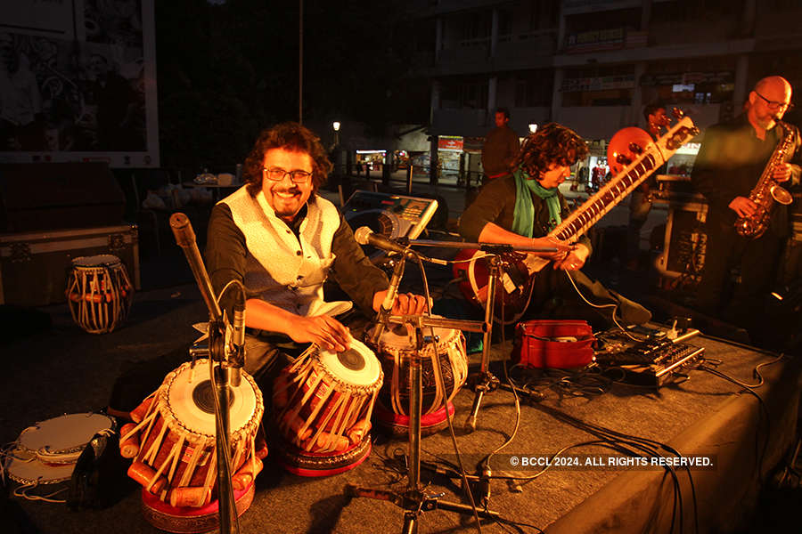 Bickram Ghosh performs in the city