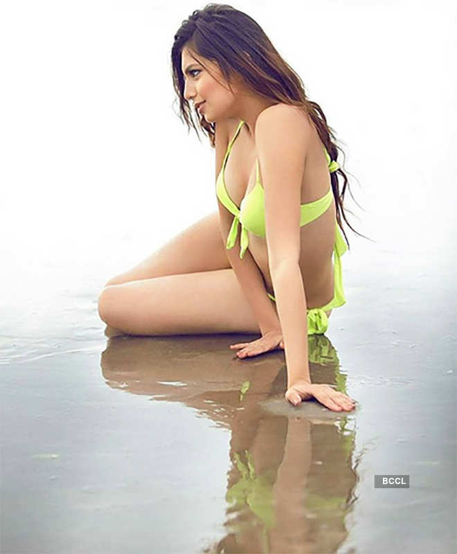 Lekha Prajapati's bikini shoot.