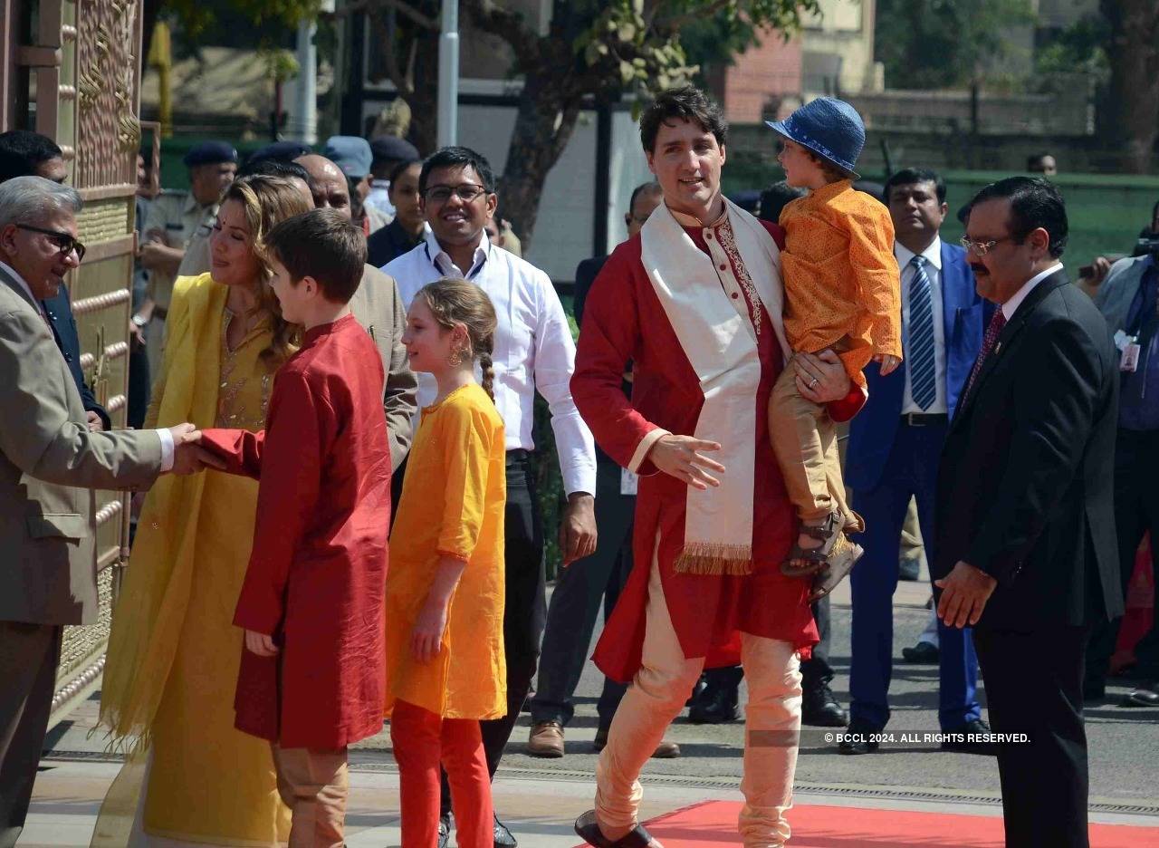 PM Narendra Modi welcomes Canadian PM Justin Trudeau