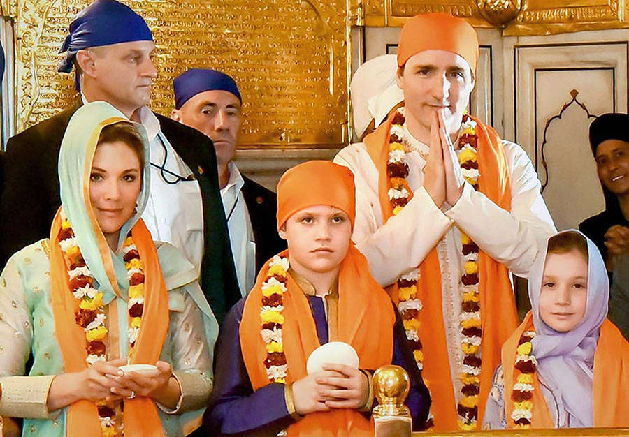 PM Narendra Modi welcomes Canadian PM Justin Trudeau