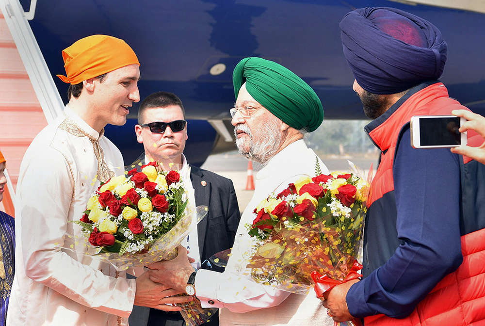 PM Narendra Modi welcomes Canadian PM Justin Trudeau