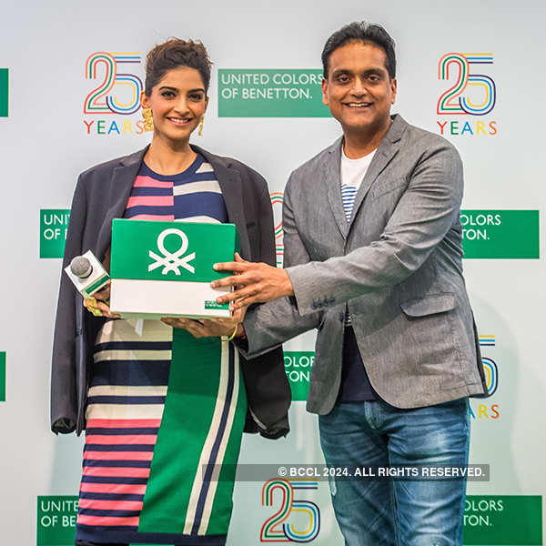 Sonam Kapoor at Benetton’s 25th anniversary celebrations