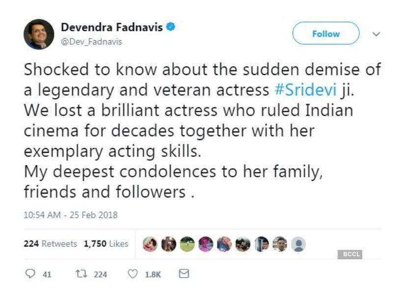 Celebs in solidarity over Sridevi's death