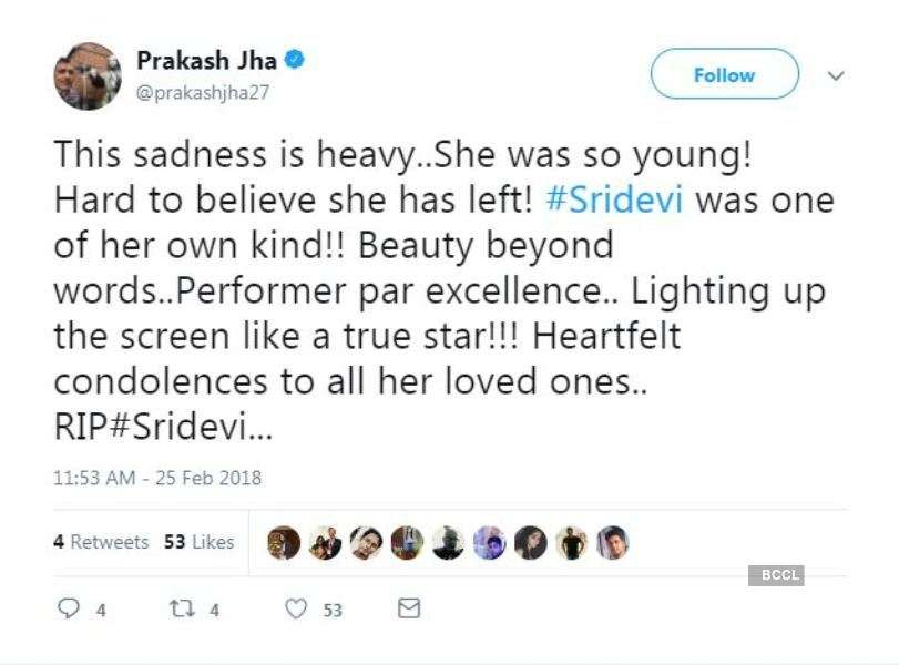 Celebs in solidarity over Sridevi's death