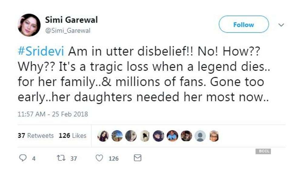 Celebs in solidarity over Sridevi's death