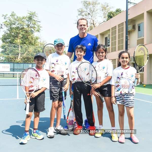 Stefan Edberg's tennis clinic by TOISA