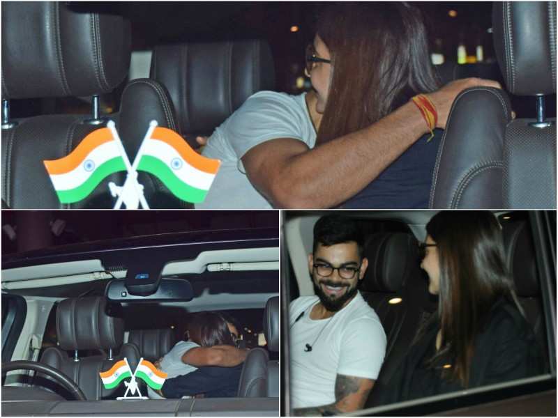 Pics: Hubby Virat Kohli receives wife Anushka Sharma from the airport