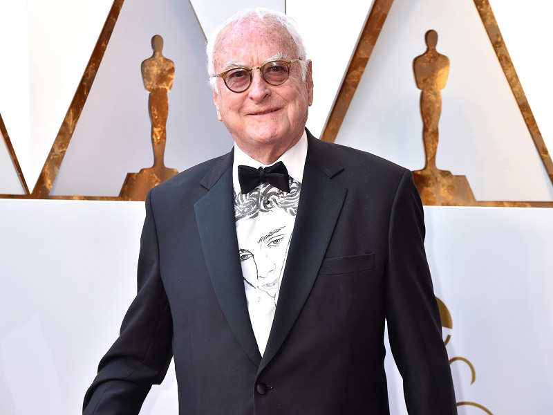 ‘Call Me by Your Name’ screenwriter James Ivory wears a shirt with Timothée Chalamet’s face on it