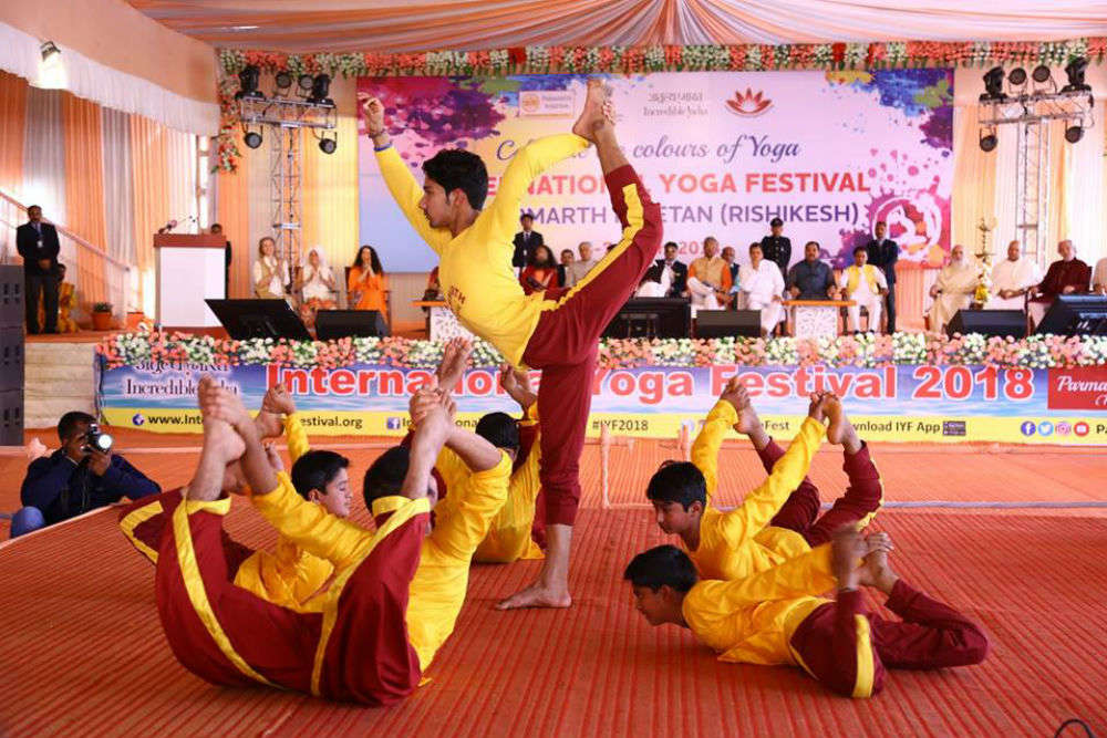 International Yoga Festival 2018 – where everyone connected, embraced, and  evolved | Times of India Travel