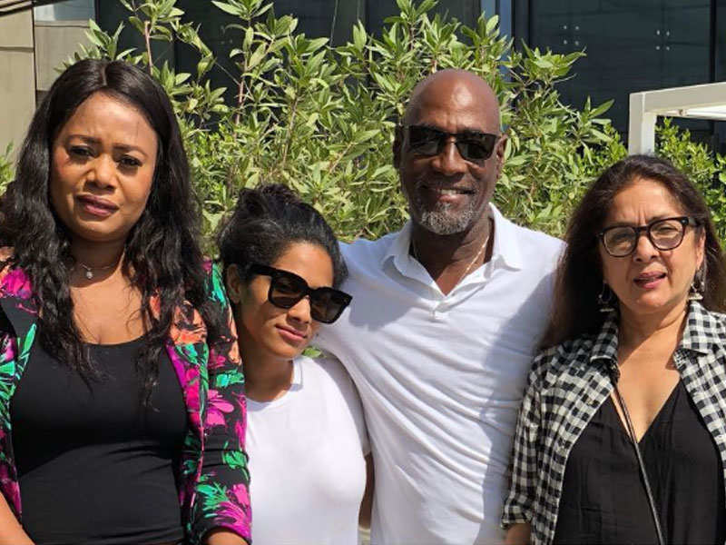 Masaba Gupta has a family reunion with dad Vivian Richards and mom Neena Gupta