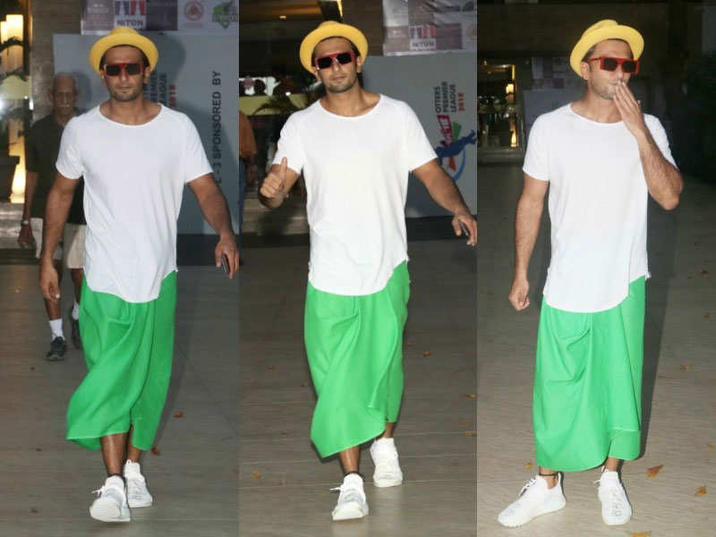 Ranveer Singh on why dressing crazy is actually good