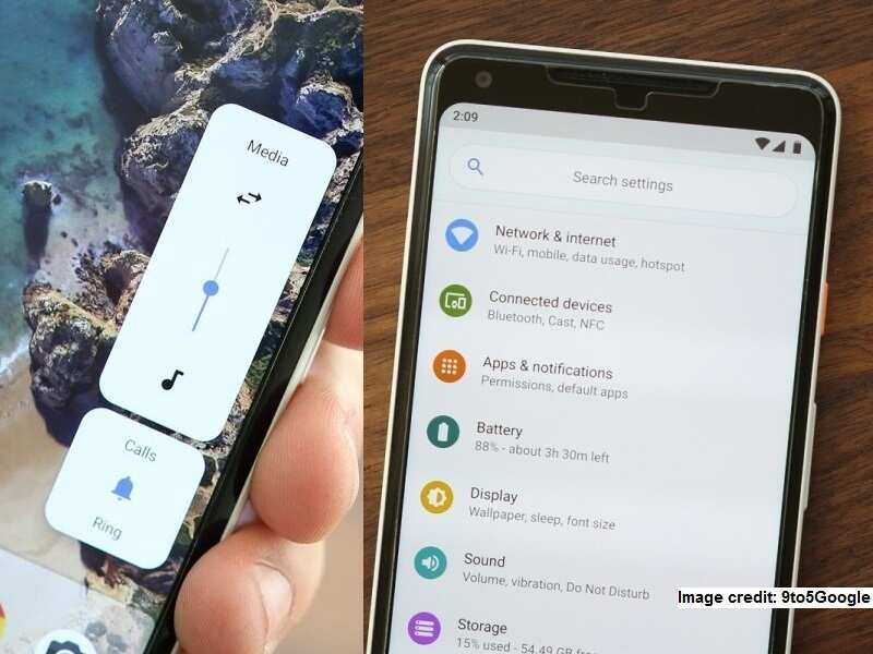 Settings redesign with vertical volume slider