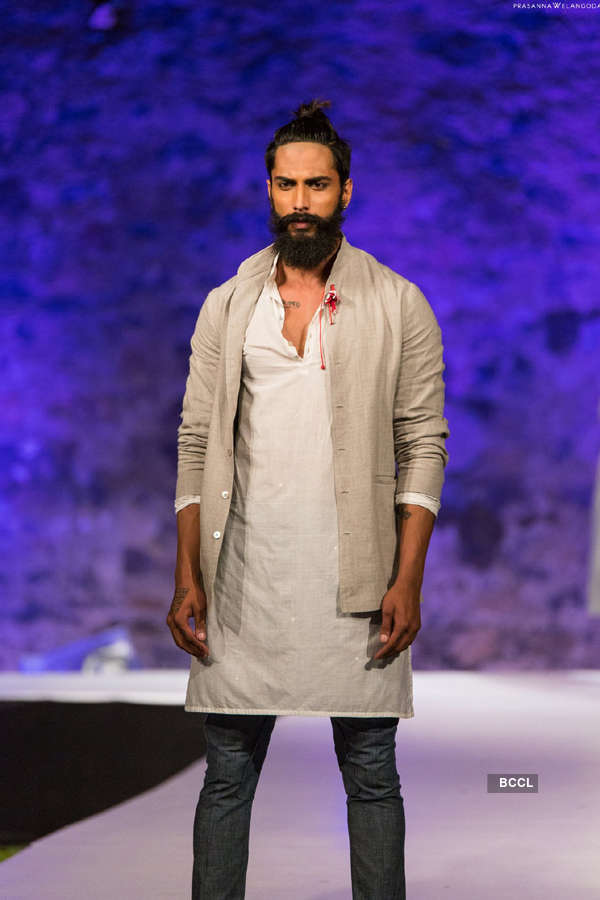 Prateek Jain walks the ramp at Colombo fashion week