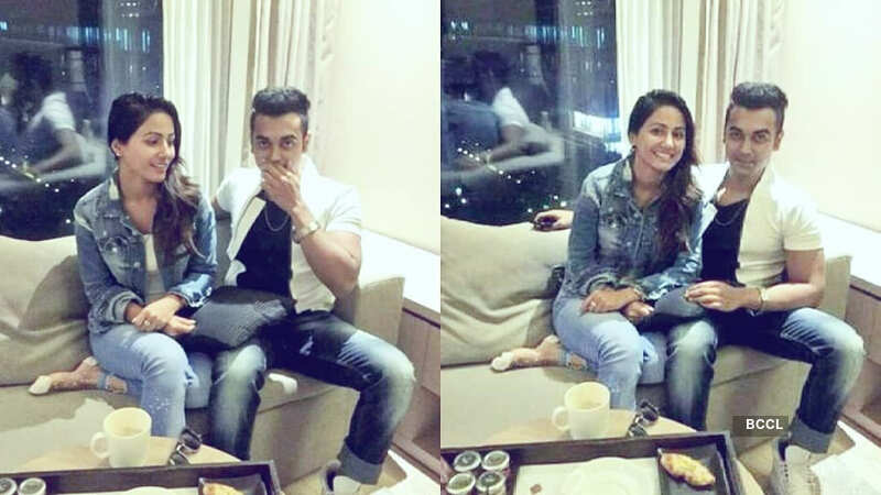 Luv Tyagi and Hina Khan