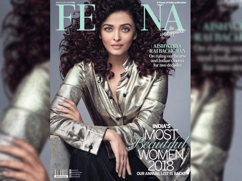 Aishwarya Rai Bachchan looks ravishing on the cover of Femina