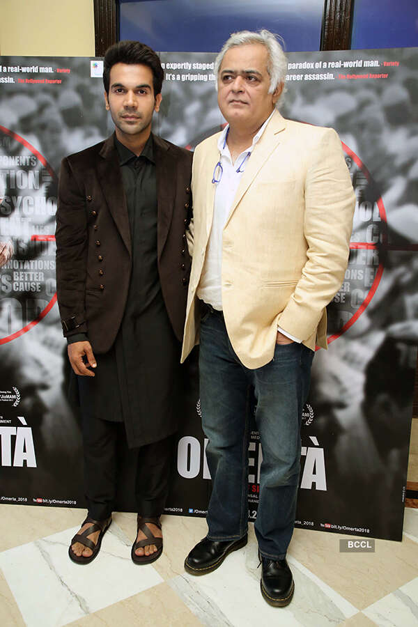 Rajkummar Rao and Hansal Mehta