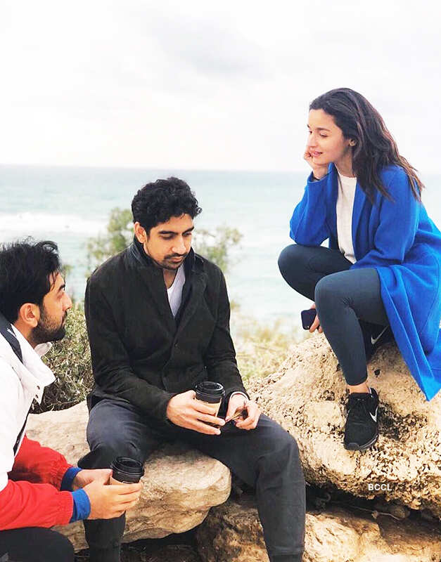 Alia with Ranbir and Ayan Mukerji