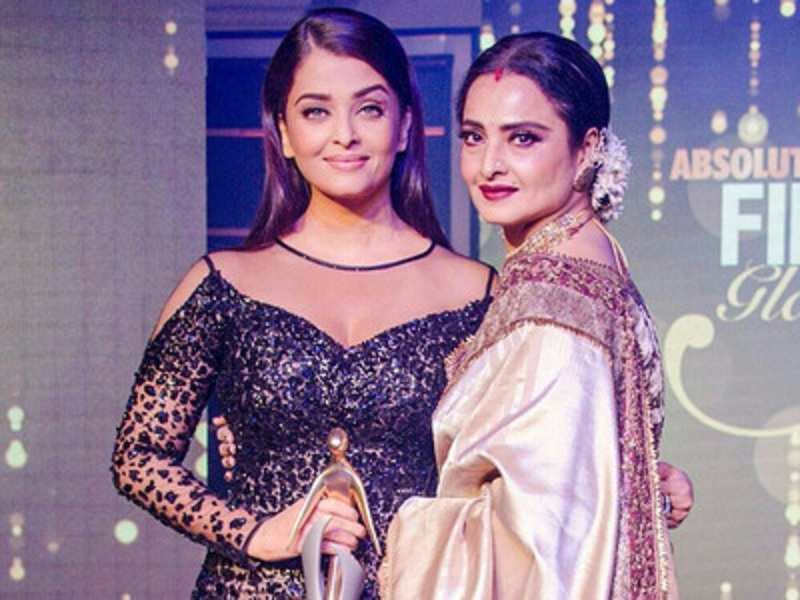 Veteran actress Rekha pens an emotional letter to Aishwarya Rai Bachchan on completing two decades in Bollywood