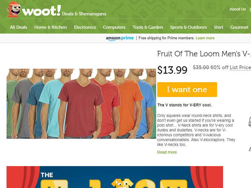 ?Woot.com: Daily deals website.