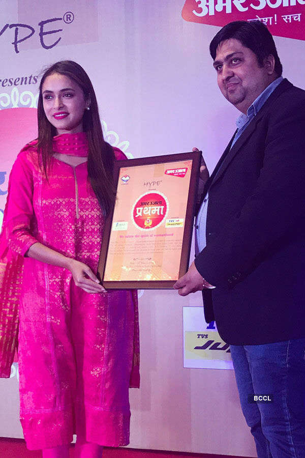 Anukriti Gusain felicitated for her achievements