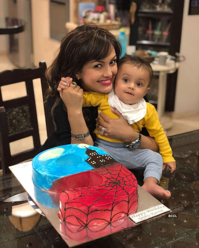 Karan Mehra and Nisha Rawal's son Kavish turns 9 months