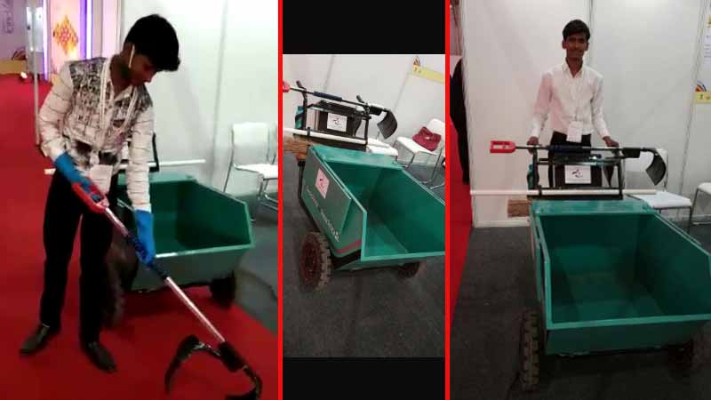 Teen inventor Shikanto Mandal displays use of his unique garbage ...